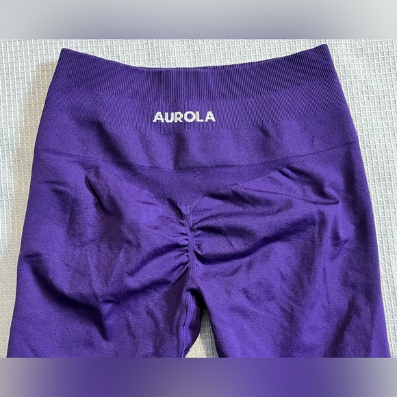 Aurola Seamless Super Stretch Power Purple Leggings for Women - Picture 9 of 11